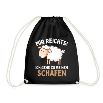 J’en ai assez! Je m’en vais à mes moutons ! Amusement - Sac de sport léger - noir - Devant