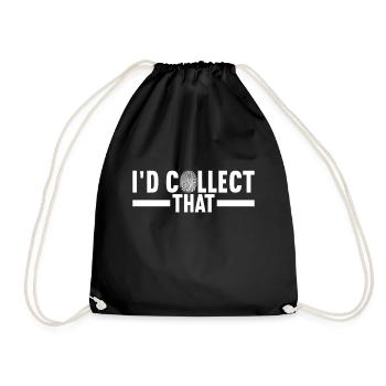 Forensics Forensic Scientist - Drawstring Bag - black - Front