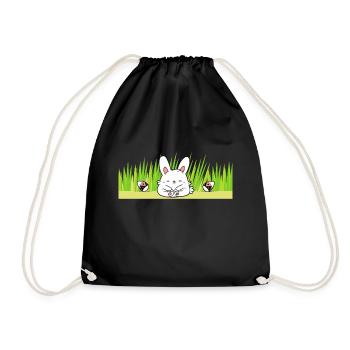 Joyeuses Pâques lapin de Pâques Joyeuses Pâques Motif de Pâques - Sac de sport léger - noir - Devant