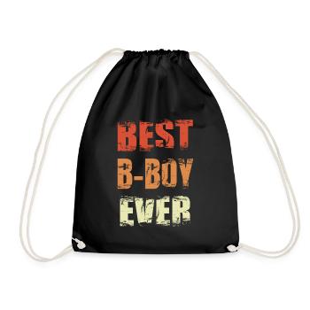 Meilleur B-Boy de tous les temps - Sac de sport léger - noir - Devant