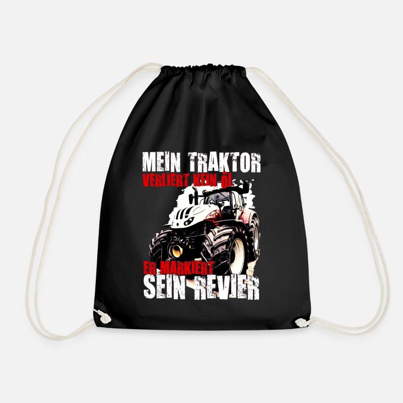 Steyr Traktor Spruch - Turnbeutel - Schwarz