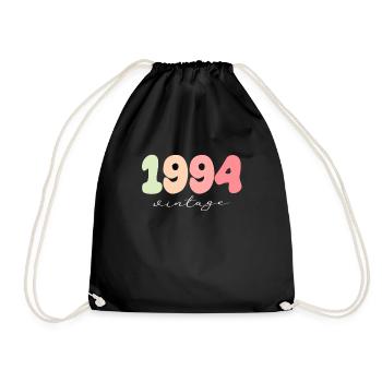 Vintage Vintage 1994 Anniversaire - Sac de sport léger - noir - Devant