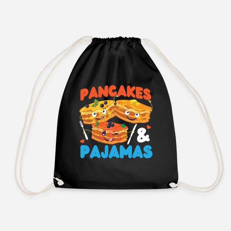 Pancake Lover Kids Pancakes & - Turnbeutel - Schwarz