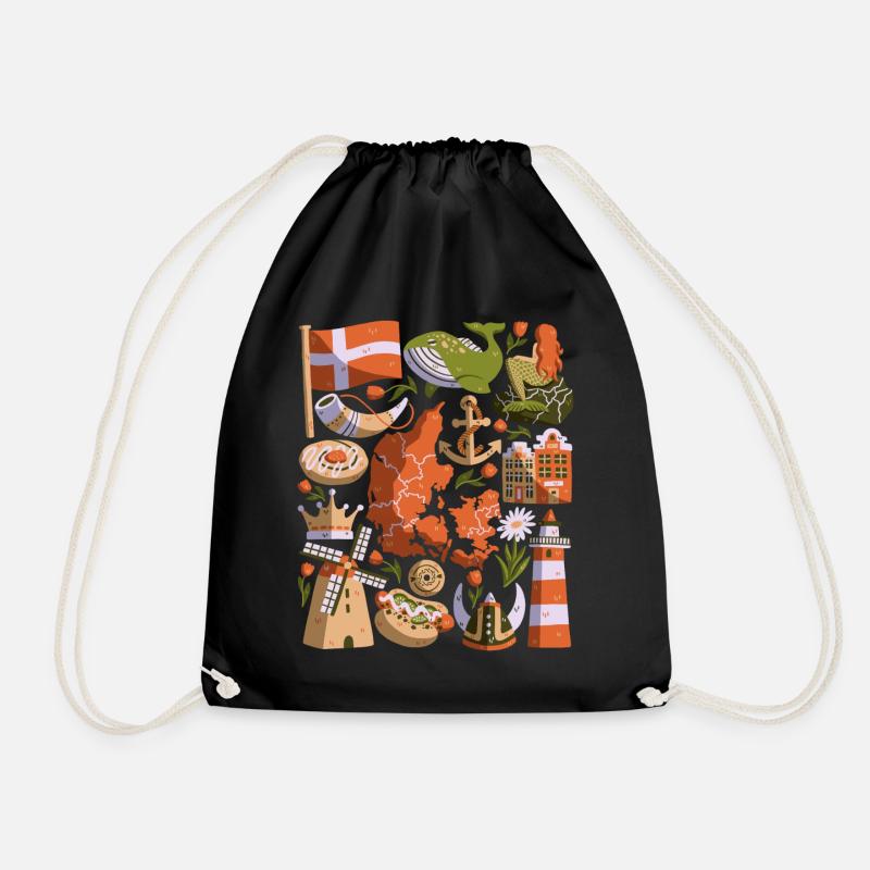 Danemark - Sac de sport léger - noir