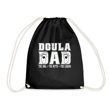 Doula Papa L’Idole Le Mythe La Légende Équipe de Naissance - Sac de sport léger - noir - Devant