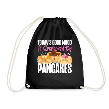 Pancake Lover Kids Today's Good - Turnbeutel - Schwarz - Vorne