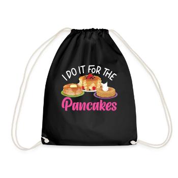 Amoureux des crêpes les enfants, je le fais pour le - Sac de sport léger - noir - Devant