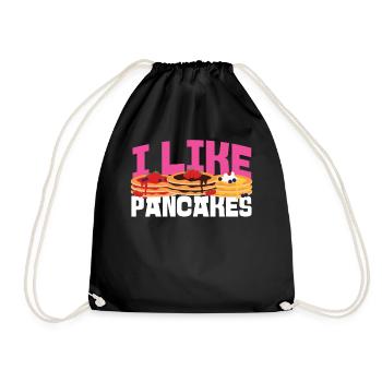 Amoureux des crêpes Les enfants J’aime les crêpes - Sac de sport léger - noir - Devant