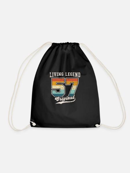 1957 Geburtstag Living Legend Original II - Turnbeutel - Schwarz