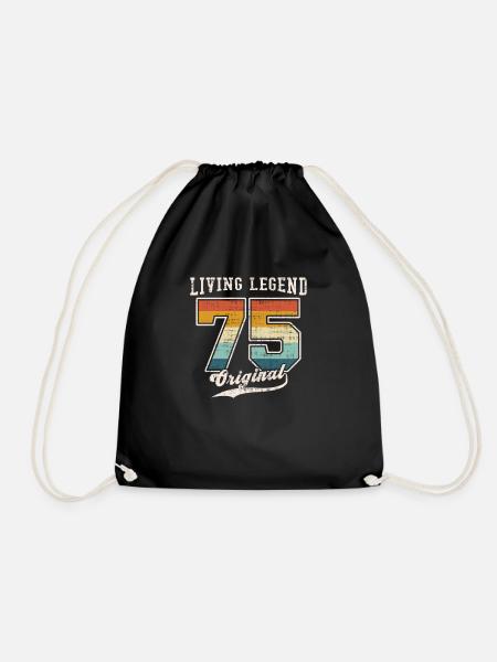 1975 Geburtstag Living Legend Original II - Turnbeutel - Schwarz