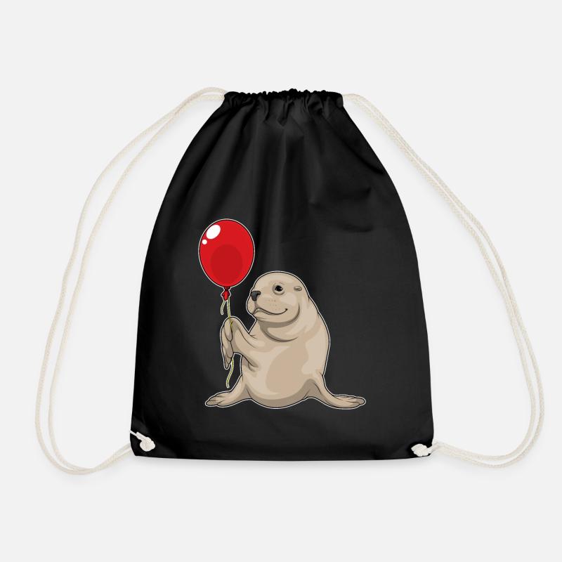 Ballon de phoque - Sac de sport léger - noir