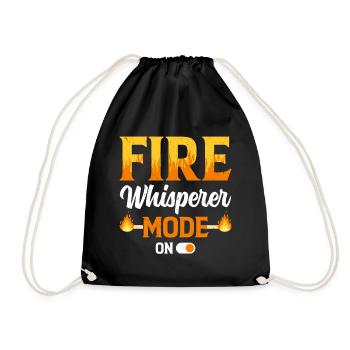 Bâton de feu Danse du feu Danseur de feu Danseur de feu - Sac de sport léger - noir - Devant