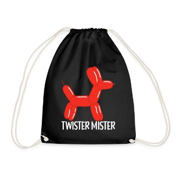 Ballon Animal Ballon Twisting - Sac de sport léger - noir - Devant