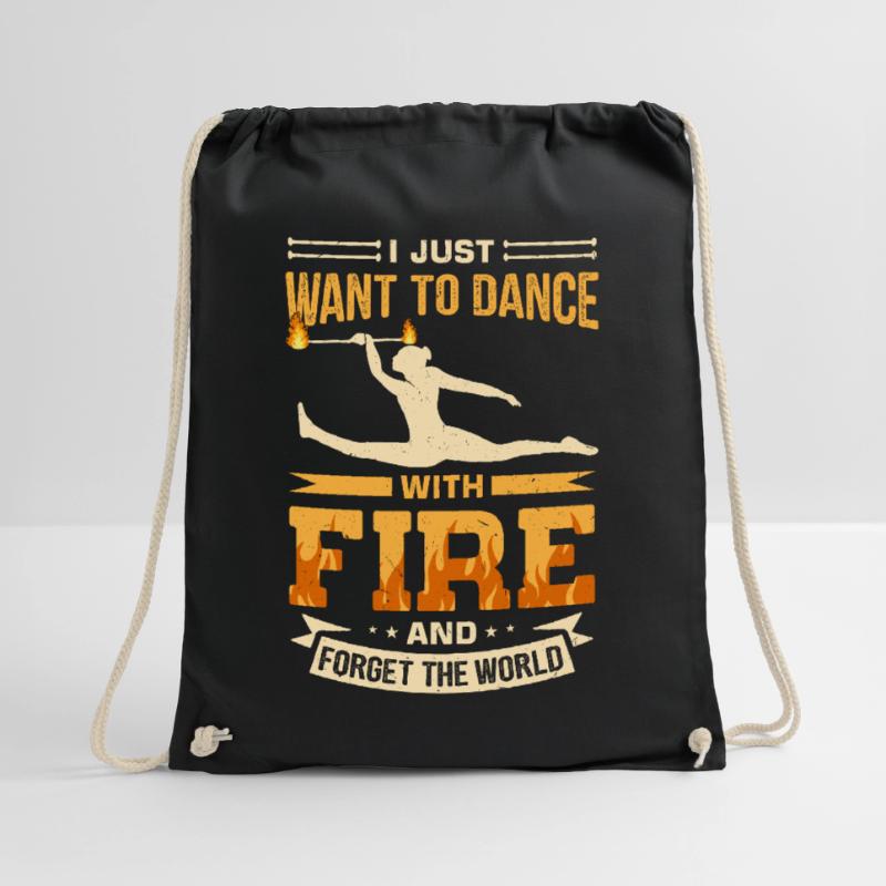 Bâton de feu Danse du feu Danseur de feu Danseur de feu Sac de sport léger