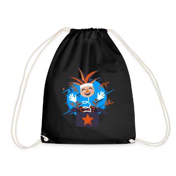 Clown, Carnival, Carnival, Carnival Costume, Parade, Celebration, Jester, - Drawstring Bag - black - Front