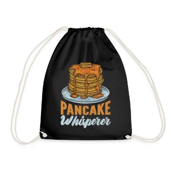 Pancake Lover Kids Pancake - Turnbeutel - Schwarz - Vorne