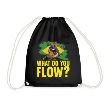 Capoeira Capoeirista - Drawstring Bag - black - Front