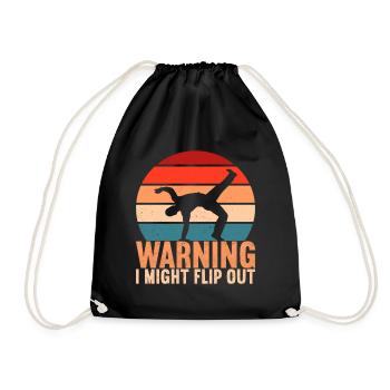 Capoeira Capoeirista - Drawstring Bag - black - Front