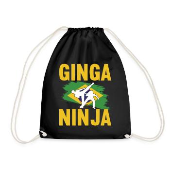 Capoeira Capoeirista - Drawstring Bag - black - Front