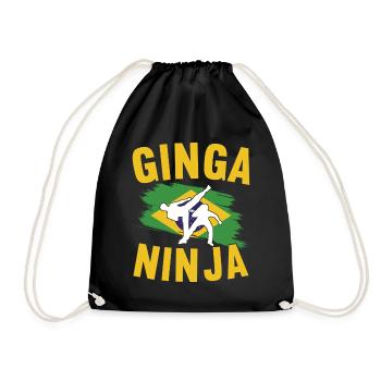 Capoeira Capoeirista - Drawstring Bag - black - Front