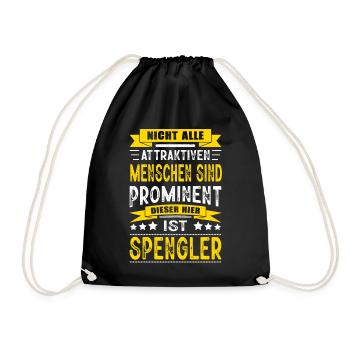 Nicht Alle Menschen Sind Prominent Spengler - Turnbeutel - Schwarz - Vorne