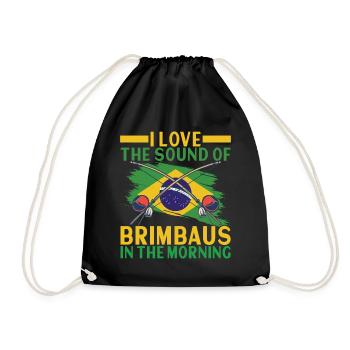 Capoeira Capoeirista - Drawstring Bag - black - Front