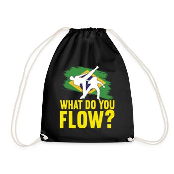 Capoeira Capoeirista - Turnbeutel - Schwarz - Vorne