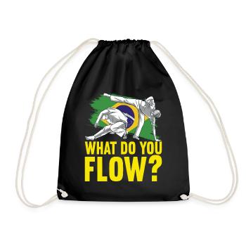 Capoeira Capoeirista - Drawstring Bag - black - Front