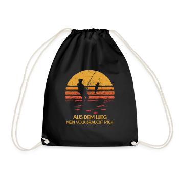 À l’écart, mon peuple a besoin de moi, pêcheurs, pêcheurs - Sac de sport léger - noir - Devant