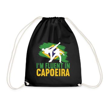 Capoeira Capoeirista - Drawstring Bag - black - Front