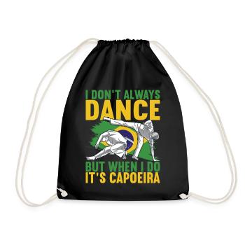 Capoeira Capoeirista - Drawstring Bag - black - Front
