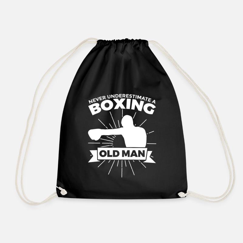 Boxen Großvater - Turnbeutel - Schwarz