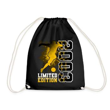 2003 Année de naissance Anniversaire Football - Sac de sport léger - noir - Devant
