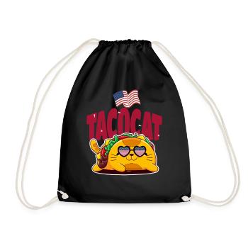 Taco - Turnbeutel - Schwarz - Vorne