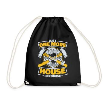 Nur noch ein Haus, das ich verspreche, Home Wrecker House - Turnbeutel - Schwarz - Vorne