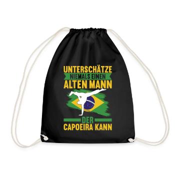 Capoeira Capoeirista - Turnbeutel - Schwarz - Vorne