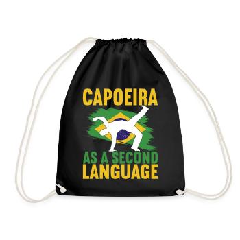 Capoeira Capoeirista - Drawstring Bag - black - Front