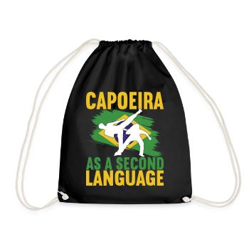 Capoeira Capoeirista - Drawstring Bag - black - Front