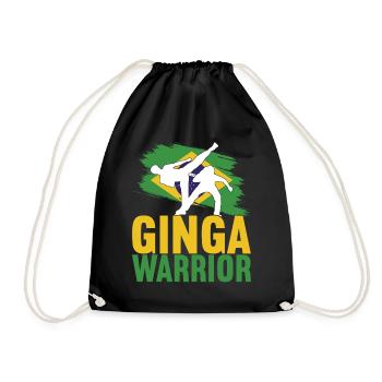 Capoeira Capoeirista - Drawstring Bag - black - Front