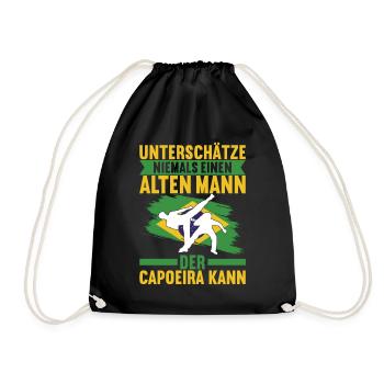 Capoeira Capoeirista - Drawstring Bag - black - Front