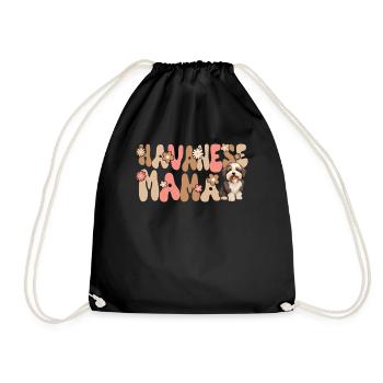Havanais Groovy Maman bichon havanais - Sac de sport léger - noir - Devant