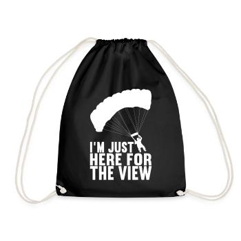 Parachutiste Parachutiste - Sac de sport léger - noir - Devant
