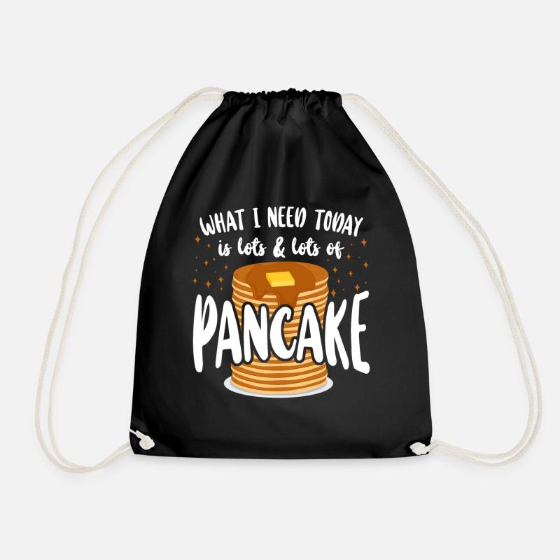 Pancake Lover Kids What I Need - Turnbeutel - Schwarz