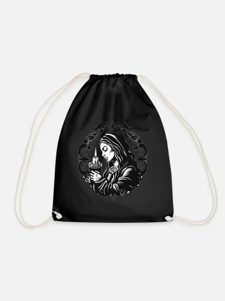 Catholic Saint St Teresa of Avila Divine Mercy Euc - Turnbeutel - Schwarz