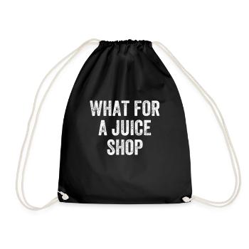 Qu’est-ce qu’un magasin de jus de fruits Denglish - Sac de sport léger - noir - Devant