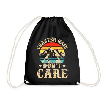 Roller coaster - Drawstring Bag - black - Front
