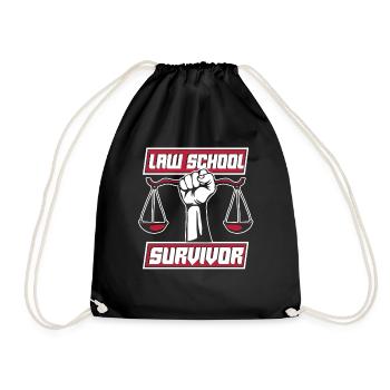 Survivant de la faculté de droit Études juridiques Faculté de droit Droit - Sac de sport léger - noir - Devant