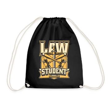 Faculté de droit, Université, Études juridiques, Étudiants en droit - Sac de sport léger - noir - Devant