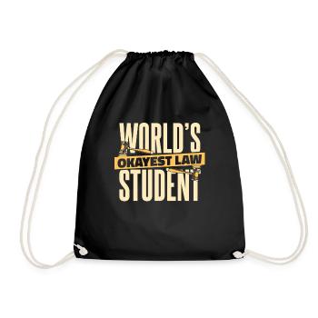 Die besten Jurastudenten der Welt - Turnbeutel - Schwarz - Vorne