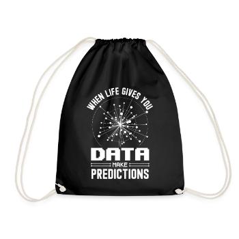 Algorithmes d’apprentissage automatique Analyste de données IA - Sac de sport léger - noir - Devant